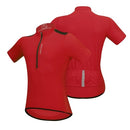 Men's Short Sleeve Cycling Jersey Breathable Half Zipper MTB Riding Biking Bicycle Shirt Top