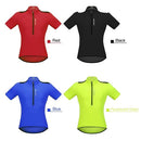 Men's Short Sleeve Cycling Jersey Breathable Half Zipper MTB Riding Biking Bicycle Shirt Top