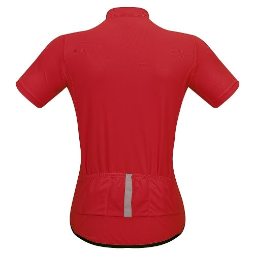 Men's Short Sleeve Cycling Jersey Breathable Half Zipper MTB Riding Biking Bicycle Shirt Top