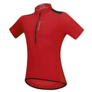 Men's Short Sleeve Cycling Jersey Breathable Half Zipper MTB Riding Biking Bicycle Shirt Top