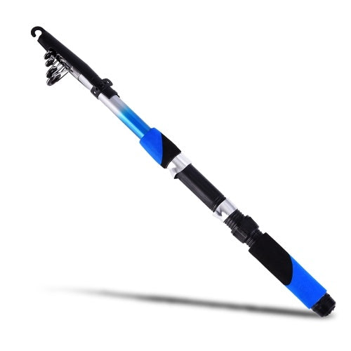 2.1M Portable Telescopic Fishing Rod Fiberglass Fishing Pole Travel Sea Fishing Spinning Rod