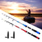 2.1M Portable Telescopic Fishing Rod Fiberglass Fishing Pole Travel Sea Fishing Spinning Rod