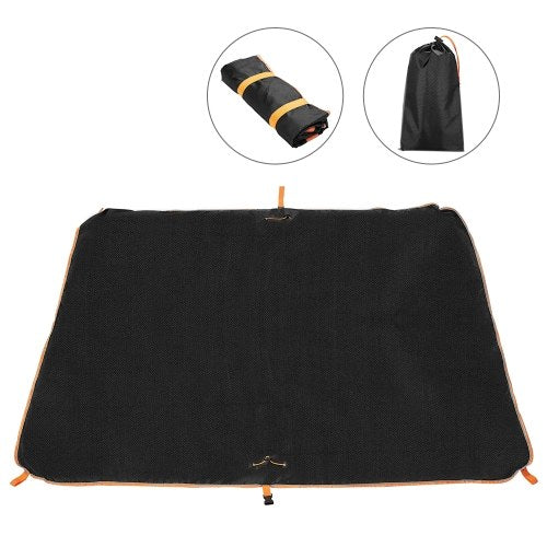 2-IN-1 Camping Blanket Picnic Ground Tarp Traveling Hiking Beach Park Ground Mat Water Repellent Camping Storage Bag