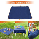 2-IN-1 Camping Blanket Picnic Ground Tarp Traveling Hiking Beach Park Ground Mat Water Repellent Camping Storage Bag