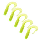 5PCS 8cm 12g Fishing Soft Lures Fishing Lures Bass Worm Bait Grubs Lures for Saltwater Freshwater