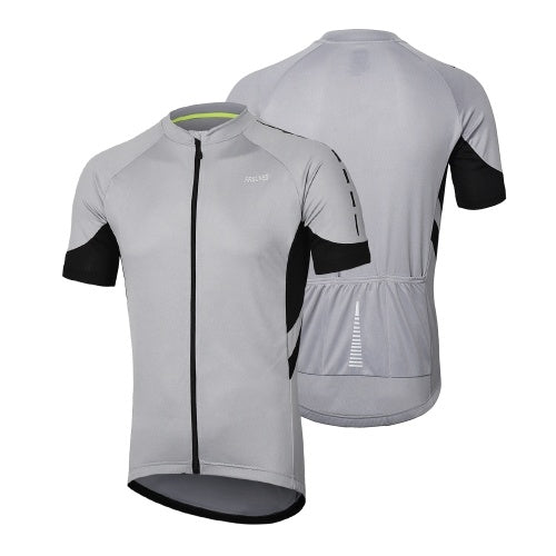 Arsuxeo Men Cycling Jersey Half Sleeve Biking Top Outdoor Sport Wear Bike Shirt