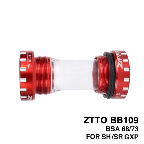 ZTTO Mountain Road Bike Thread Ceramic Bearing Bicycle External Bearing Bottom Brackets for Parts Crankset