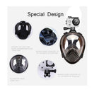 4th Generation Plane Full Face Detachable Dry Snorkeling Diving Mask