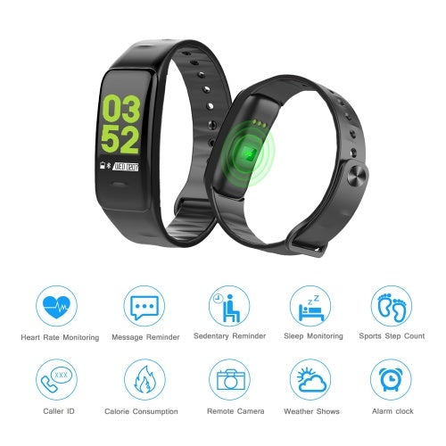 Colorful Screen Digital BT Smart Band Step Heart Rate Monitor Blood Pressure Intelligent Test Monitoring Wristband Waterproof Fitness Bracelet Sleep Tracker Watch Sports