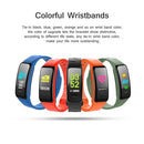 Colorful Screen Digital BT Smart Band Step Heart Rate Monitor Blood Pressure Intelligent Test Monitoring Wristband Waterproof Fitness Bracelet Sleep Tracker Watch Sports