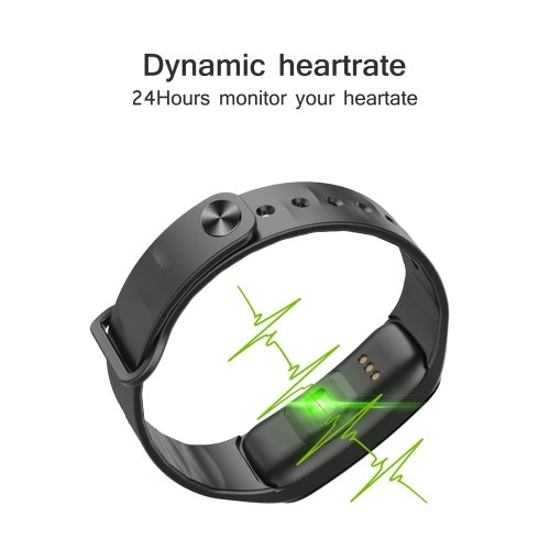 Colorful Screen Digital BT Smart Band Step Heart Rate Monitor Blood Pressure Intelligent Test Monitoring Wristband Waterproof Fitness Bracelet Sleep Tracker Watch Sports