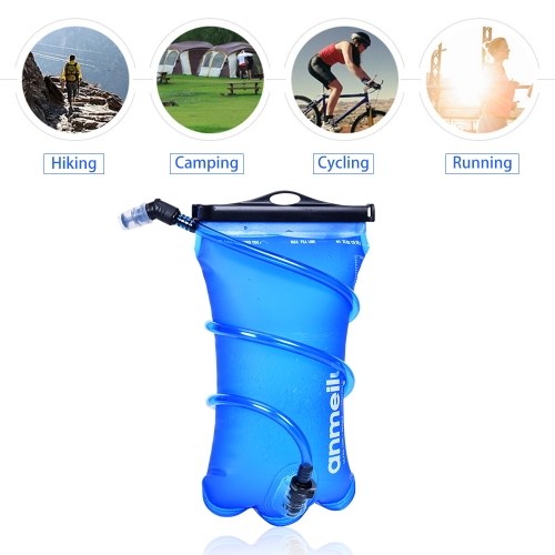 2 Liter Hydration Bladder Leak Proof Hydration Pack Water Reservoir Bag for Cycling Running Hiking Climbing