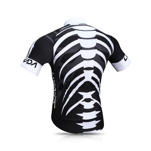 Lixada Men's Cycling Jersey Set Breathable Quick-Dry Short Sleeve Biking Shirt with Gel Padded Shorts MTB Bike Cycling Clothing Set