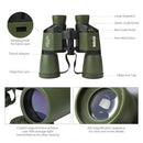 20x50 Binoculars Telescope Illuminated Outdoor Birding Traveling Sightseeing Hunting Rangefinder Scale Binoculars