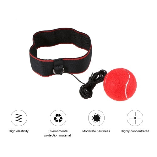 Boxing Reflex Ball Adjustable Headband for Reflex Speed Training Boxing Exercise Training Improve Reactions and Speed Boxing Gym Equipment