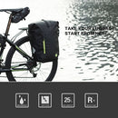 25L Waterproof Bike Bicycle Rear Rack Pannier Bag