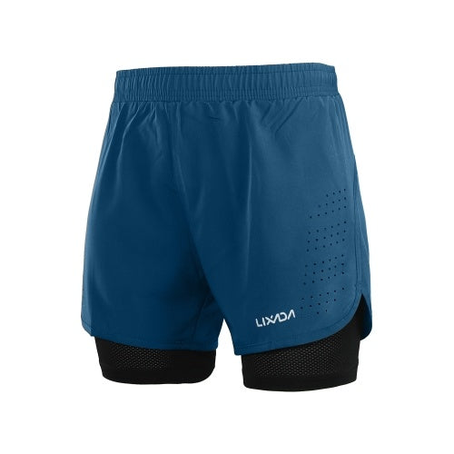 Lixada Men's 2-in-1 Running Shorts