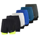 Lixada Men's 2-in-1 Running Shorts