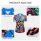 Short Sleeve Cycling Jersey for Women Flower-printed Quick Dry Summer MTB Bike Shirt Riding Clothing