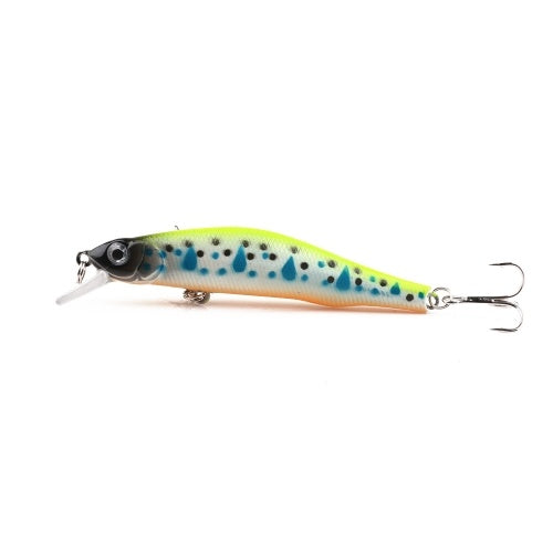 HENG JIA Hard Fishing Bait 3D Bionic Fishing Bait Hard Minnow Bait Swimbait Crankbait Lures