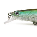 HENG JIA Hard Fishing Bait 3D Bionic Fishing Bait Hard Minnow Bait Swimbait Crankbait Lures