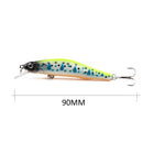 HENG JIA Hard Fishing Bait 3D Bionic Fishing Bait Hard Minnow Bait Swimbait Crankbait Lures