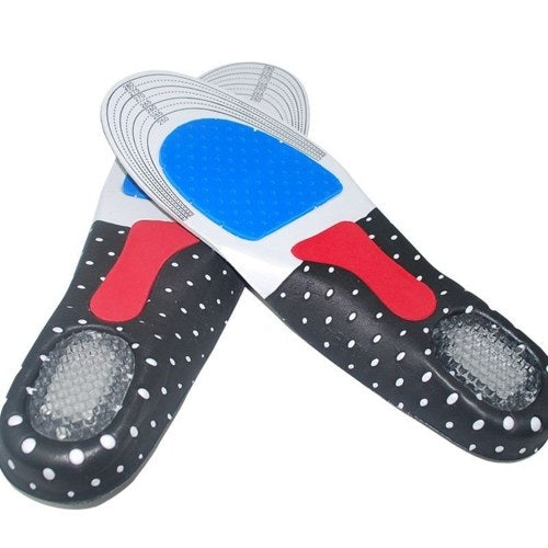 28.5cm Orthopedic Foot Arch Support Sport Shoe Pad Running Gel Insoles Insert Cushion