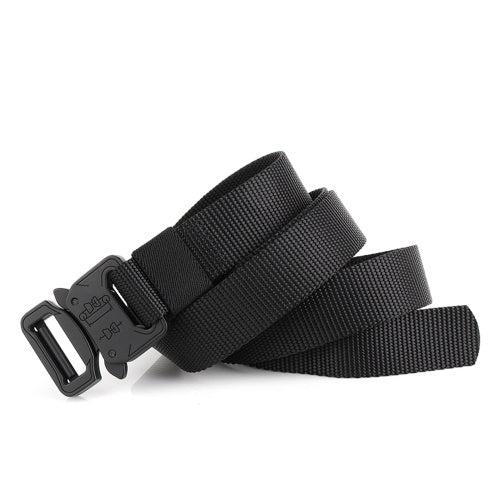 Lixada Tactical Quick Release Belt with Heavy Duty Buckle for Outdoor Camping Mountaineering Climbing Training Hunting