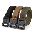 Lixada Tactical Quick Release Belt with Heavy Duty Buckle for Outdoor Camping Mountaineering Climbing Training Hunting