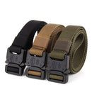 Lixada Tactical Quick Release Belt with Heavy Duty Buckle for Outdoor Camping Mountaineering Climbing Training Hunting