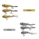 10g / 15g / 25g Fishing Lure with 2 Triple Hooks Spoon