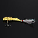 10g / 15g / 25g Fishing Lure with 2 Triple Hooks Spoon