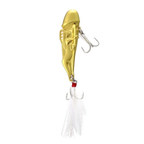 10g / 15g / 25g Fishing Lure with 2 Triple Hooks Spoon