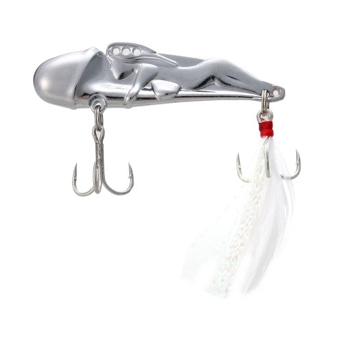 10g / 15g / 25g Fishing Lure with 2 Triple Hooks Spoon