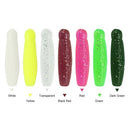 10Pcs Fishing Lure 5cm / 6cm Artificial Lure Reflective Shad Worm Environmental Maggot Grub Baits Worms Lure