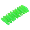 10Pcs Fishing Lure 5cm / 6cm Artificial Lure Reflective Shad Worm Environmental Maggot Grub Baits Worms Lure