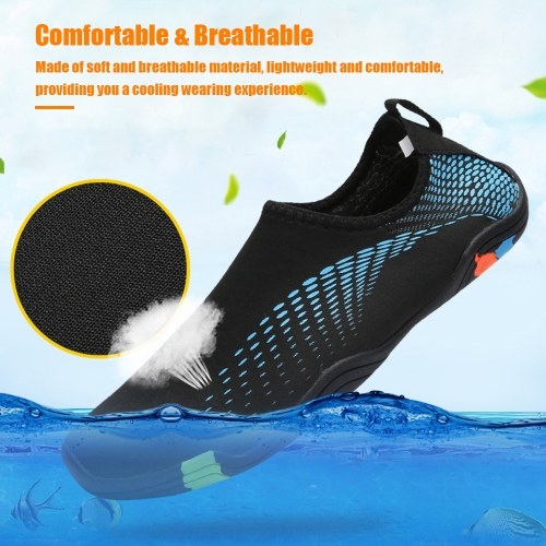 Mens Womens Outdoor Lovers Water Shoes Breathable Non-slip Quick-Dry Barefoot Flexible Wading Shoes for Yoga Beach Swimming Surfing Diving