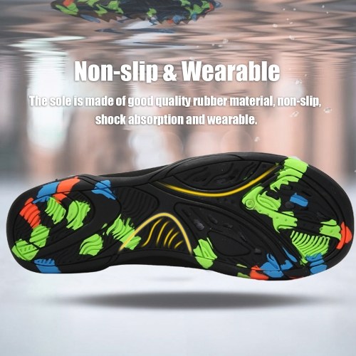 Mens Womens Outdoor Lovers Water Shoes Breathable Non-slip Quick-Dry Barefoot Flexible Wading Shoes for Yoga Beach Swimming Surfing Diving