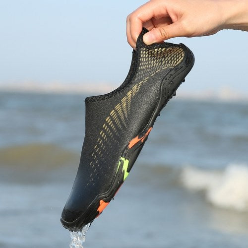 Mens Womens Outdoor Lovers Water Shoes Breathable Non-slip Quick-Dry Barefoot Flexible Wading Shoes for Yoga Beach Swimming Surfing Diving