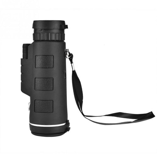 40X60 HD Monocular Telescope Night Vision Outdoor Hiking Binoculares Portable Spotting Scope Waterproof Monoculars with Phone Clip and Tripod for Cell Phone for Bird Watching