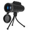 40X60 HD Monocular Telescope Night Vision Outdoor Hiking Binoculares Portable Spotting Scope Waterproof Monoculars with Phone Clip and Tripod for Cell Phone for Bird Watching