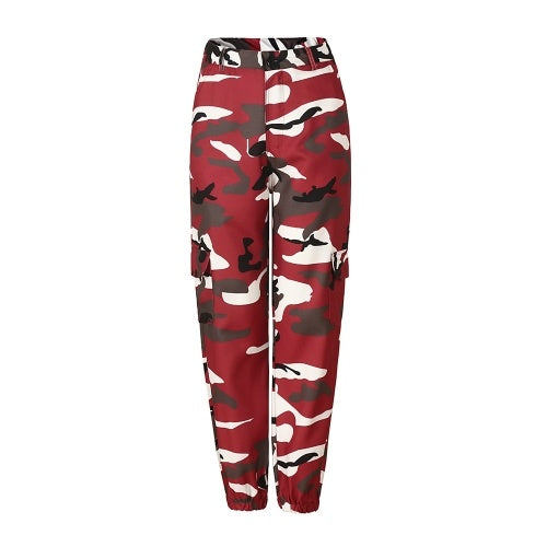 Women Camouflage Outdoor Casual Pants