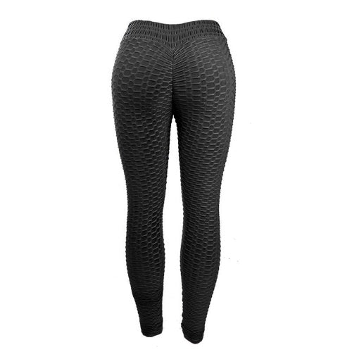 Women Solid Color Stretch Seamless Yoga Pants