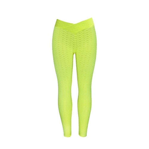 Women Solid Color Stretch Seamless Yoga Pants