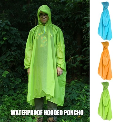 Coated Nylon Raincoat Soft Rain Coat