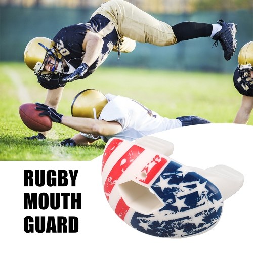 Rugby Mouth Guard Food Grade Tooth Protector American Football Mouthguard Lip Protection