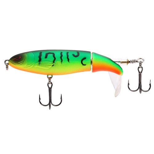 Lixada 4 inch 13g Topwater Popper Fishing Lure Floating Artificial Hard Bait