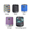 Mini Wireless BT V4.2 Speaker Outdoor Portable Cloth Stereo Loudspeaker Box Subwoofer with Silicone Handle