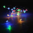 BZ234 2M 20 Bulbs LED Clear Battery Holder Indoor Outdoor Decoration Festoon