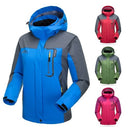 Lixada Waterproof Windproof Detachable Hooded Jacket for Women